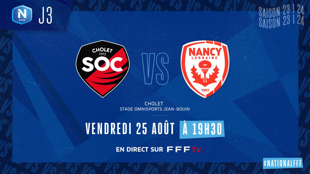 J3 I SO Cholet - AS Nancy Lorraine (0-2)
