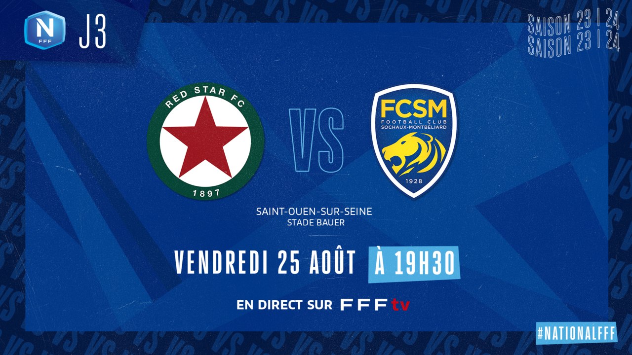 J3 I Red Star FC - FC Sochaux Montbéliard