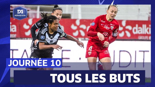 D1 Arkema, journée 10 : tous les buts
