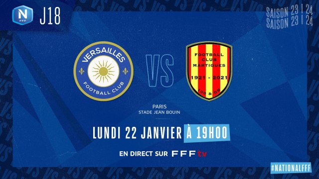 J18 I FC VERSAILLES – FC MARTIGUES (0-1)