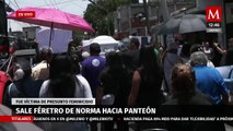 Despiden a Norma Patricia, víctima de feminicidio en Iztapalapa, CdMx