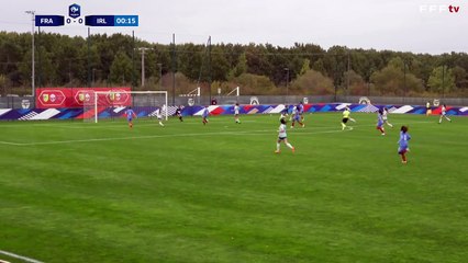 L'ouverture du score de Lucie Calba dès la 17e seconde