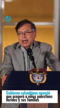Gobierno colombiano anunció que acogerá a niños palestinos heridos y sus familiasLa viceministra no indicó cuántos menores serán atendidos ni cuándo llegarán a Colombia, cuyo gobierno izquierdista ha apoyado repetidamente la causa palestina. Tampoco espec