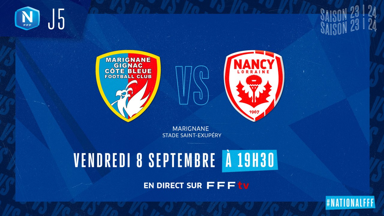 J5 I Marignane Gignac FC - AS Nancy Lorraine (1-1)