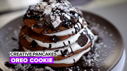 Unique pancakes: Chocolate Oreo