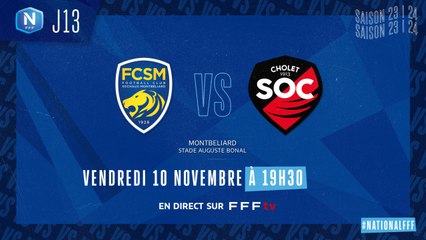 J13 I FC Sochaux Montbéliard - SO Cholet (2-0)