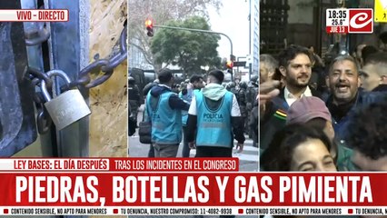 El día después de la Ley Bases: destruyeron un bar histórico