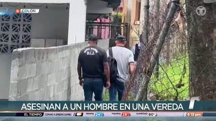 Asesinan a un hombre en una vereda en Villa del Caribe, Colón