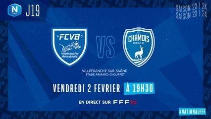 J19 | FC Villefranche B. – Chamois Niortais FC (0-4)