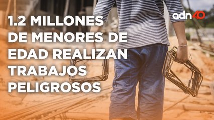 Estudios reportan que 3.7 millones de menores de edad sufren de trabajo infantil en México