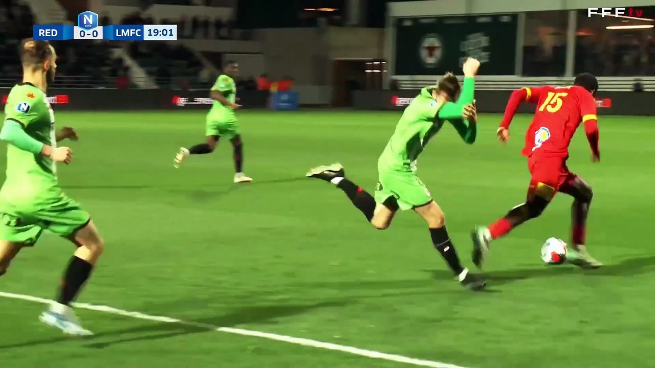 Mathis Touho ouvre le score pour Le Mans FC face au Red Star FC