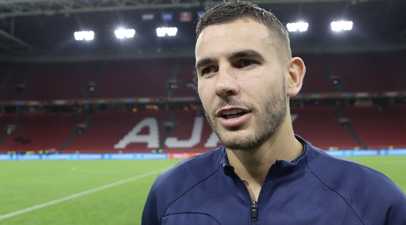 La réaction de Lucas Hernandez