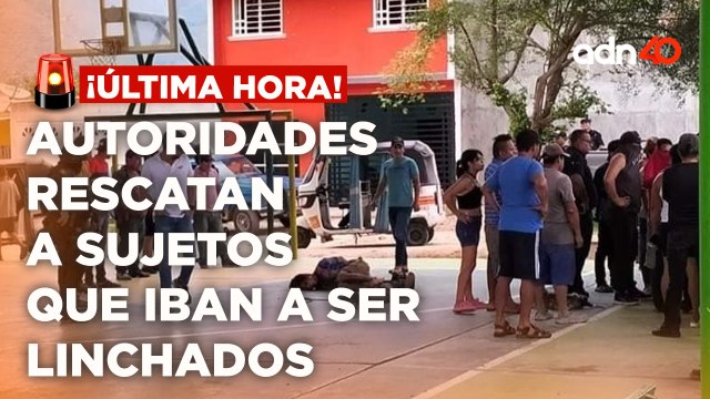¡Última Hora! Rescatan a cinco sujetos que intentaron linchar en Villaflores, Chiapas