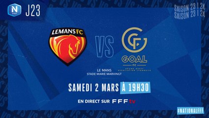 J23 | Le Mans FC – GOAL FC (2-0)