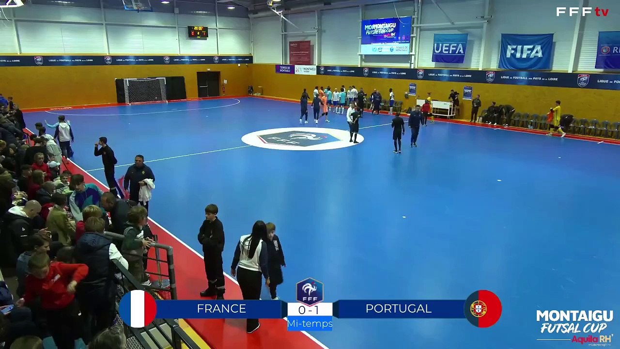 U19 Montaigu Futsal Cup, France-Portugal (Replay)