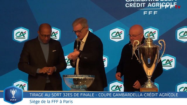 Le tirage des 32es en replay