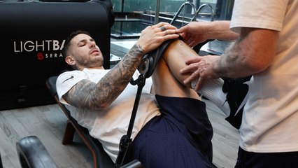 Quelques minutes avant l'entraînement...