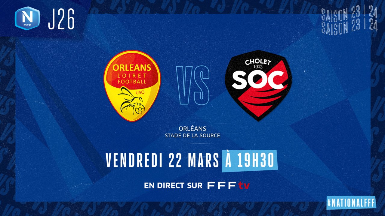J26 | US Orléans – SO Cholet (1-2)
