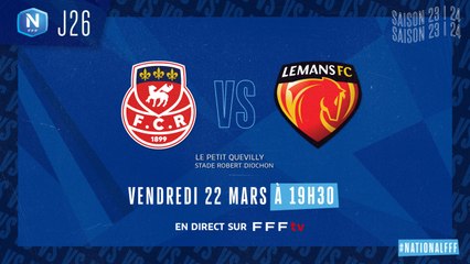 J26 I FC Rouen – Le Mans FC (0-1)