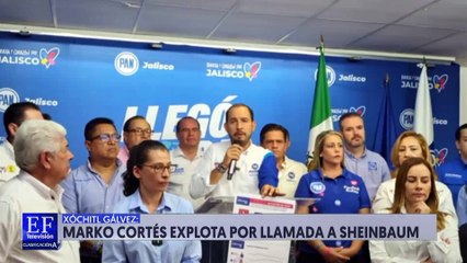 Xóchitl Gálvez reveló que al líder del PAN no le pareció que llamara a Sheinbaum para felicitarla