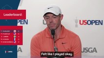 McIlroy pleased with promising U.S. Open start