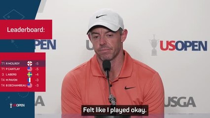 McIlroy pleased with promising U.S. Open start