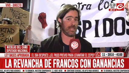 Nicolás Del Caño: "Es una situación catastrófica lo que estamos pasando"