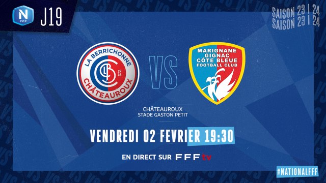J19 | LB CHATEAUROUX - MARIGNANE GIGNAC CB FC (3-0), le résumé I National FFF 2023-2024