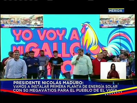 Habitantes de El Vigía reciben con amor y alegría al Presidente Nicolás Maduro en Mérida