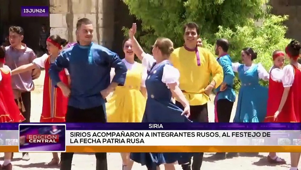 Damasco celebra el Día de Rusia CULTURA EDICIÓN CENTRAL 13-06-2024