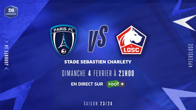 J14 | Paris FC – Lille OSC (3-2)