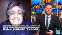 Nicolás Butorovic: 'Lluvias que debieron caer en La Patagonia se trasladaron a Santiago'