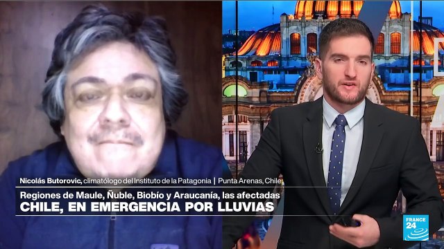 Nicolás Butorovic: 'Lluvias que debieron caer en La Patagonia se trasladaron a Santiago'