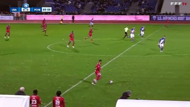 Claudy M’Buyi ouvre le score pour le FC Villefranche