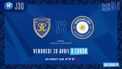 J30 I SA Épinal- FC Versailles (0-1)