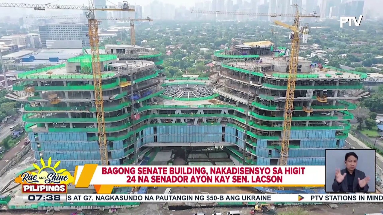 Konstruksyon ng bagong senate building, dapat ipagpatuloy kahit nagsasagawa ng review dito ayon kay Sen. Cayetano