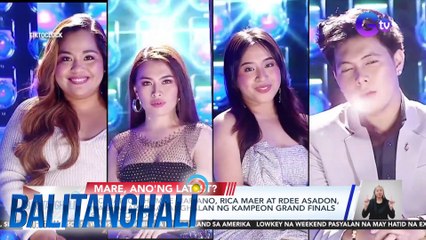MC Mateo, Shamae Mariano, Rica Maer at Rdee Asadon, maghaharap sa Tanghalan ng Kampeon Grand Finals sa "Tiktoclock" | Balitanghali