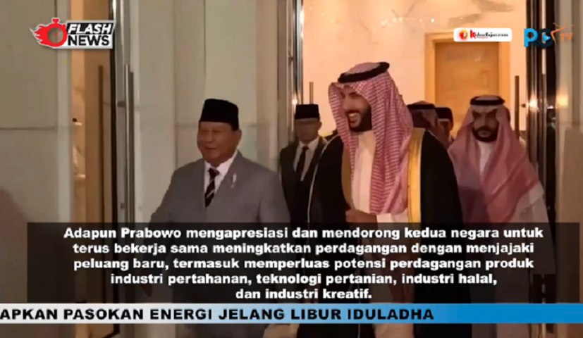 Prabowo Temui PM Arab Saudi Bahas Palestina, Pertahanan Hingga Perdagangan