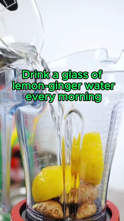 what happens to your body if you drink a glass of lemon ginger water every morning on an empty stomach