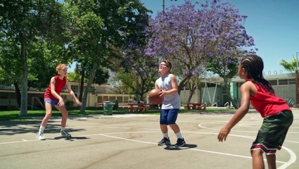 A Boy Shooting Free Throws
