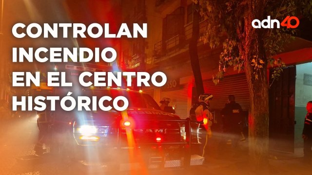 Controlan incendio en un local de instrumentos musicales en Centro Histórico de la CDMX