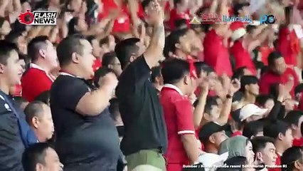 Nobar Indonesia vs Filipina Begini Komentar Jokowi Untuk Timnas Indonesianesia