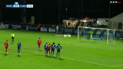 Mehdi Boussaïd marque sur penalty pour Le Mans FC