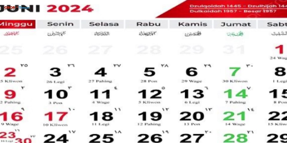 Simak Jadwal Cuti Bersama dan Libur Idul Adha 2024 Berdasarkan Kalender Nasional