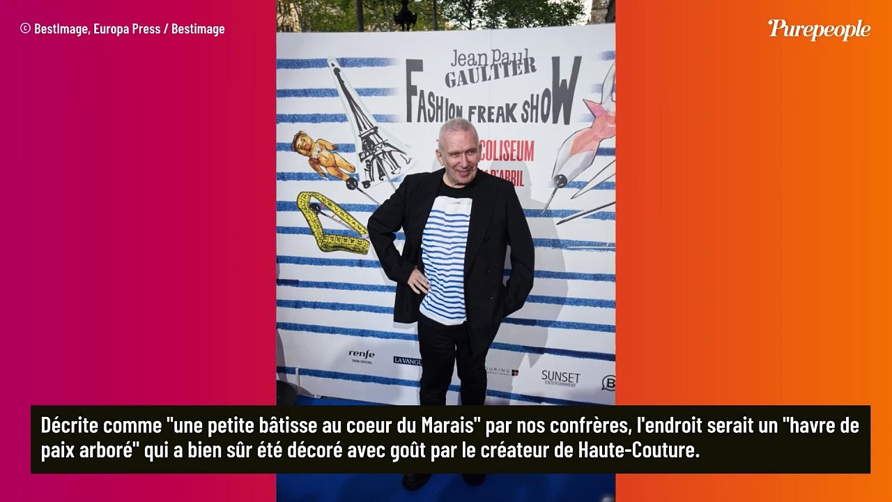 MAISON DE STARS Jean-Paul Gaultier et sa bâtisse en plein coeur du Marais : Il vit avec sa précieuse "Nana"