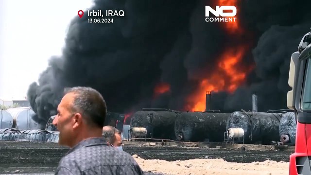 حريق هائل يدمر مصفاة نفط في أربيل والخسائر تُقدّر بملايين الدولارات