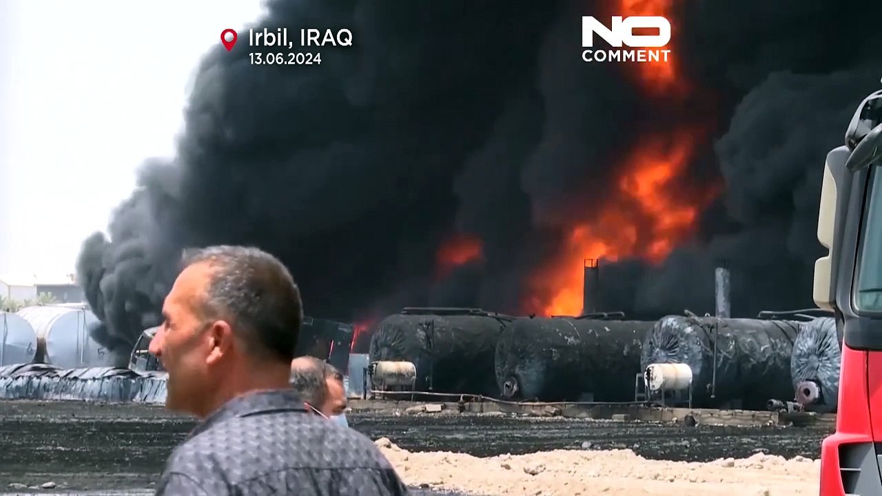 حريق هائل يدمر مصفاة نفط في أربيل والخسائر تُقدّر بملايين الدولارات