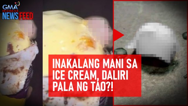 Inakalang mani sa ice cream, daliri pala ng tao?! | GMA Integrated Newsfeed