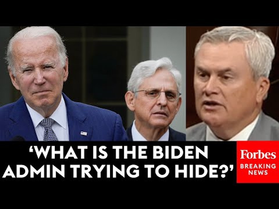 JUST IN: James Comer Tears Into AG Garland Over 'Unacceptable' Withholding Of Biden Recordings