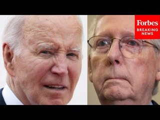 'Numbers Don't Lie': Mitch McConnell Torches 'Bidenomics' Over High Inflation